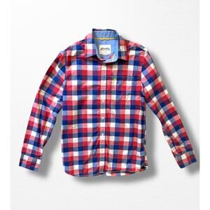 Johnnie B (Boden) Boys’ Plaid Button-Down Shirt, Size 13/14